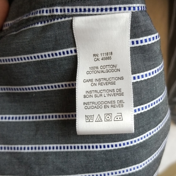 Michael Kors long sleeve button down shirt M - Picture 6 of 6